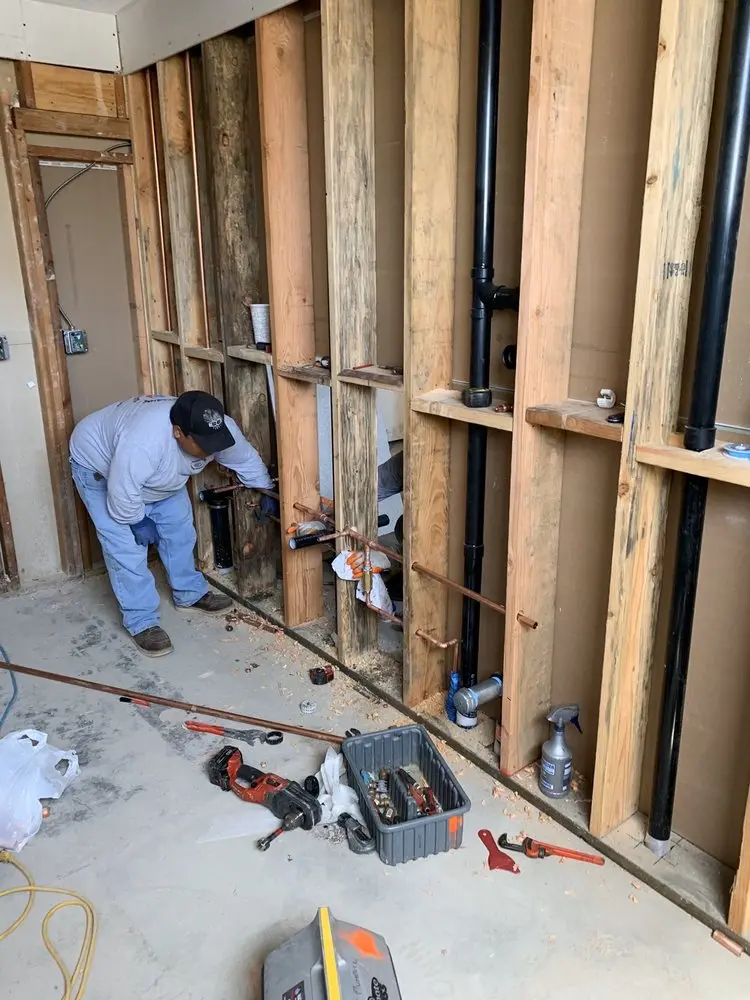 Commercial rough-in plumbing for Gas Line Repair in Windsor Hills
